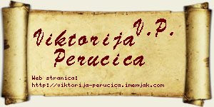 Viktorija Perućica vizit kartica